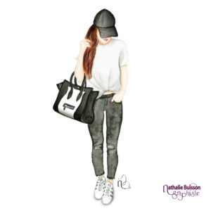 Nathalie buisson graphiste illustratrice à limoges, dessinatrice, illustrateur, dessinateur, communication, logo, identité visuelle, #watercolor #aquarelle #fashionillustration